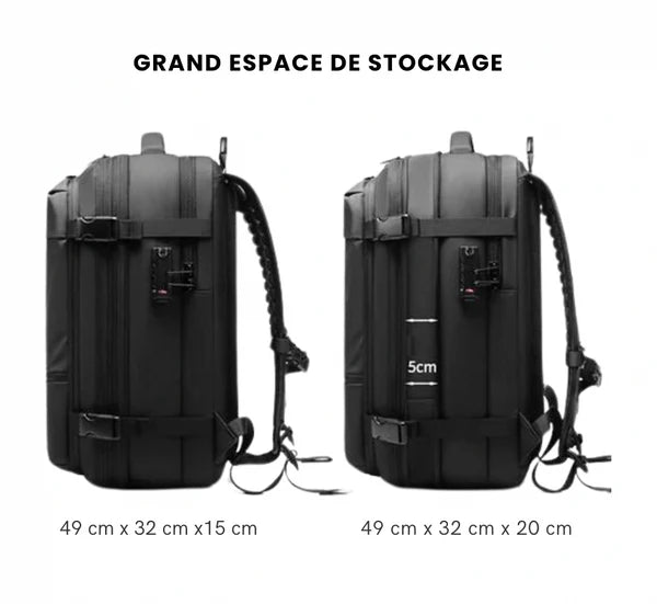 Evasion Expandable Backpack – The Perfect Cabin Baggage Companion